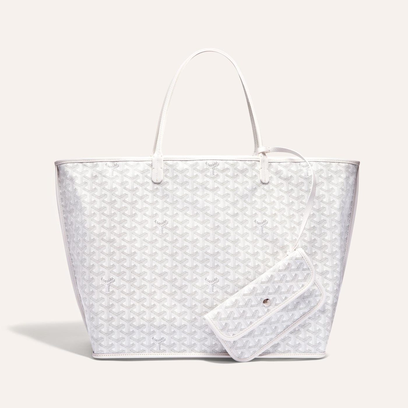 Goyard Anjou GM Tote Bag White - Image 2